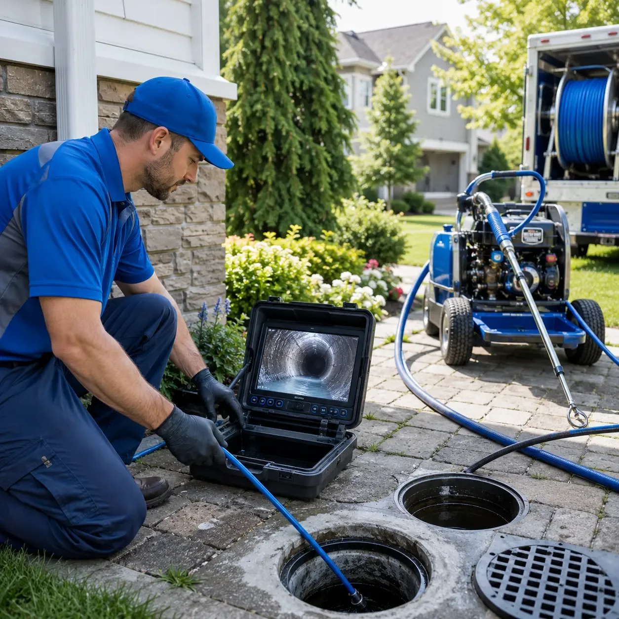Outdoor drain cleaning professionals serving Saint Lucas, IA