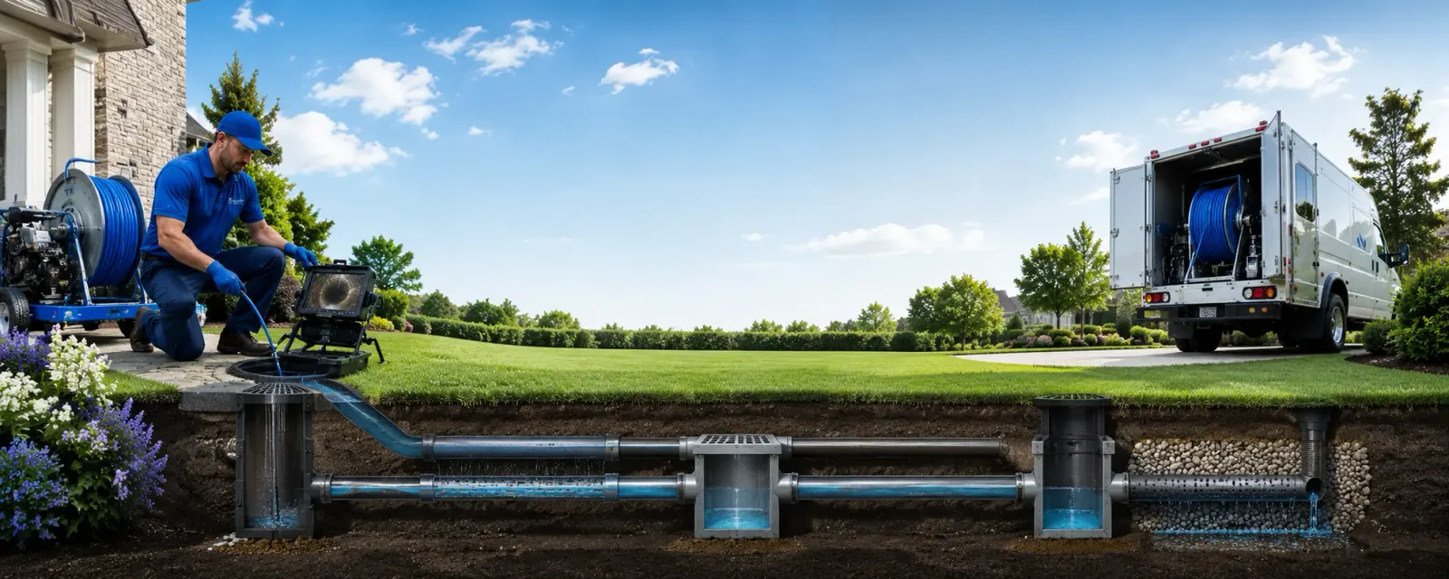 Outdoor drain cleaning information for Saint Lucas, IA
