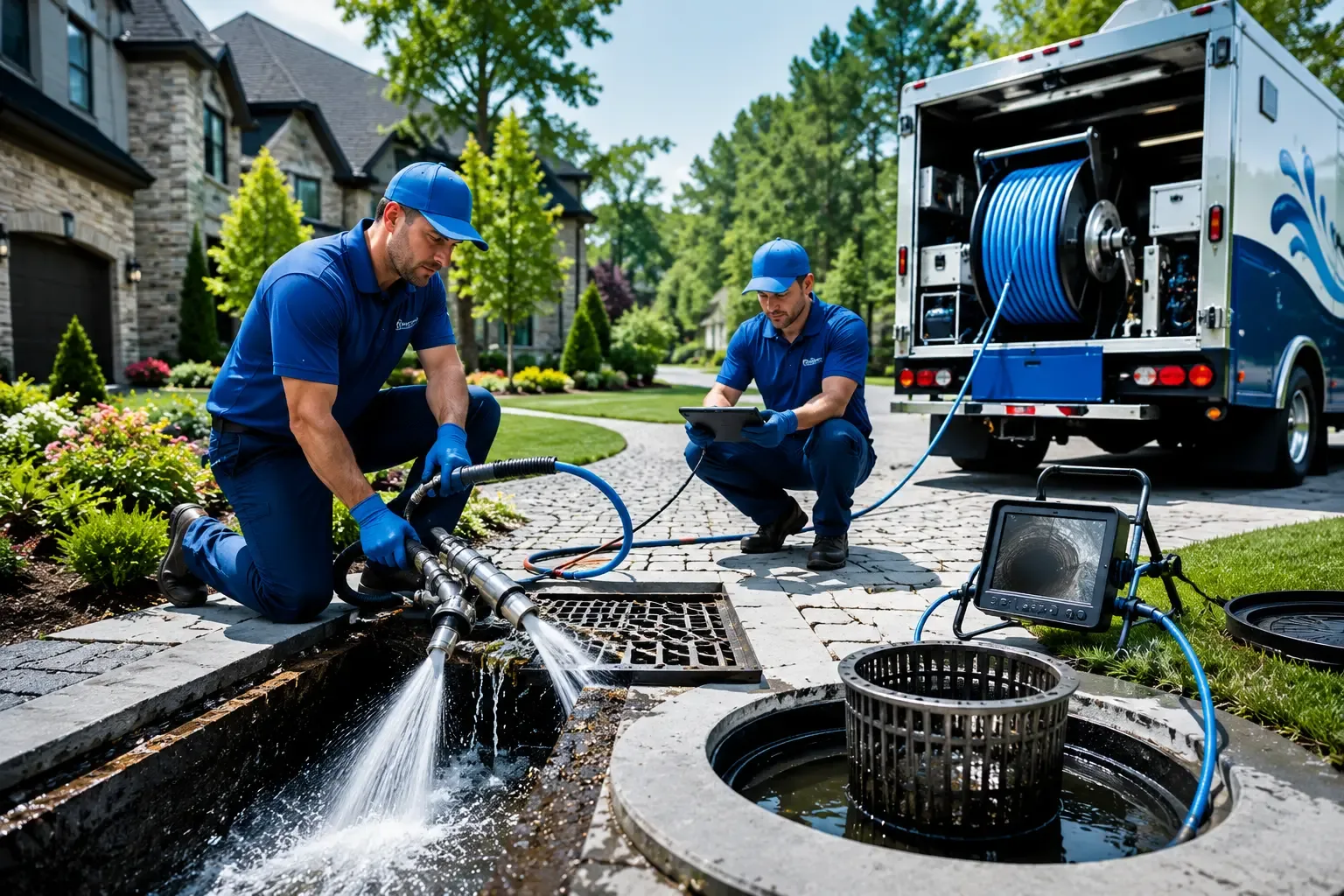 Local outdoor drain cleaning professionals in Saint Lucas, IA
